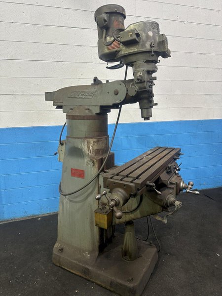 2 HP BRIDGEPORT VERTICAL MILL: STOCK #75845