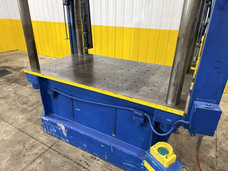 75 TON DAKE MODEL #18-558 HYDRAULIC 4-POST PRESS,  23&quot; STROKE: YOBRO #24094