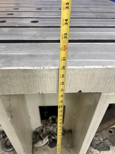 48" x 48" x 30" HIGH T SLOT RISER PLATE WORK HOLDING FIXTURE BOX TABLE : YOBRO #26298