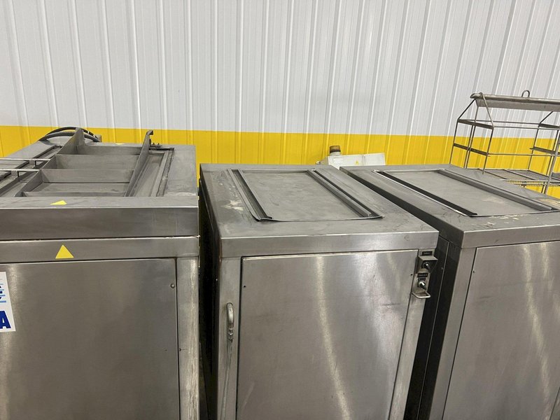 3 TANK FISA MODEL #3VST-350P ULTRASONIC PARTS BASKET TYPE CLEANING SYSTEM: STOCK #20623