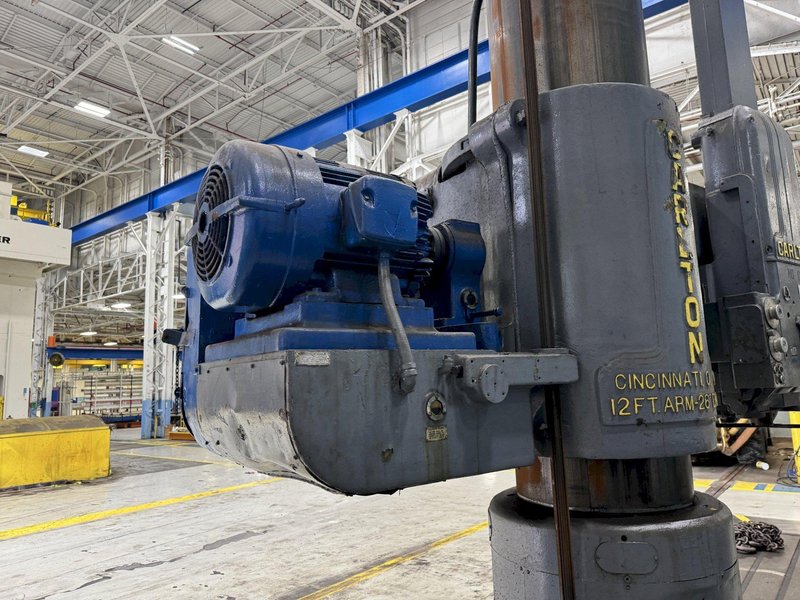 12&#039; X 26&quot; CARLTON 5A RADIAL ARM DRILL. STOCK # 0902724