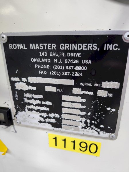 Royal Master Gen 5.1  (TG12x3) CNC  Guidewire  Centerless Grinder, Grinding Wire from: .0001" to .250", up to 17', with Scale Feedback to: .000004", Strongarm CNC Windows Based Control , 7.5 HP. with Accu-Feed AGF 5M-V Wirefeeder, New 2009,