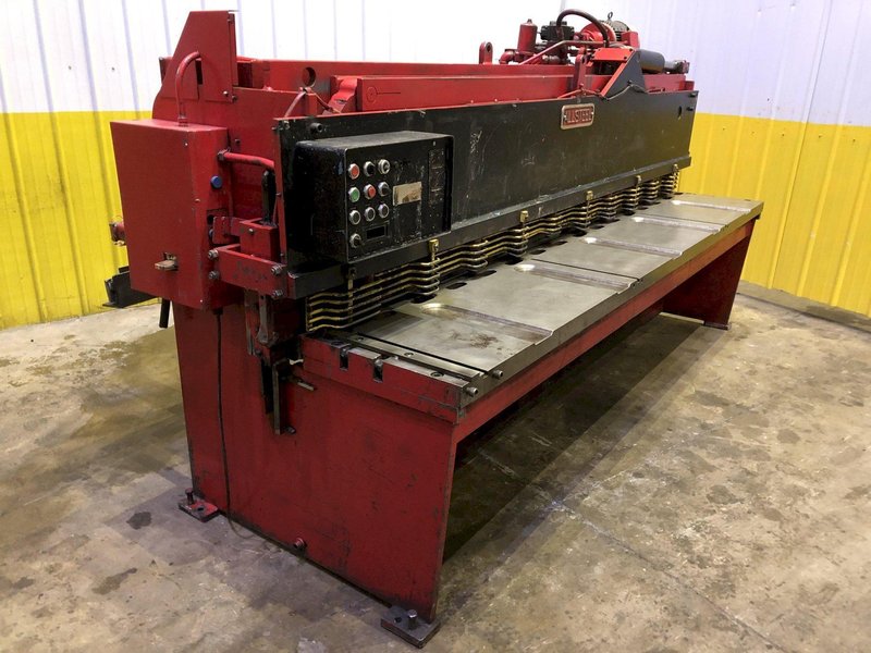 10&#039; X 10 GAUGE ALLSTEEL METAL HYDRAULIC POWER SQUARING SHEAR: STOCK #18315