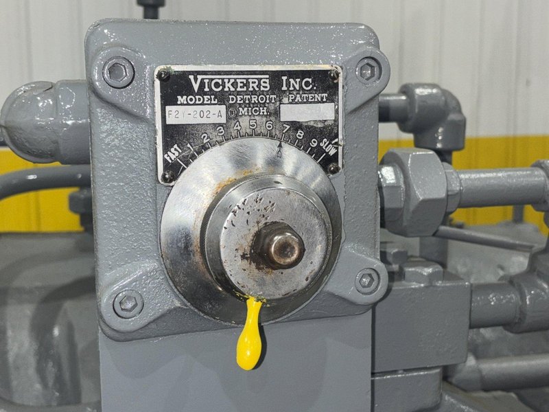 200 TON WATSON-STILLMAN HORIZONAL HYDRAULIC WHEEL PRESS: STOCK #17204