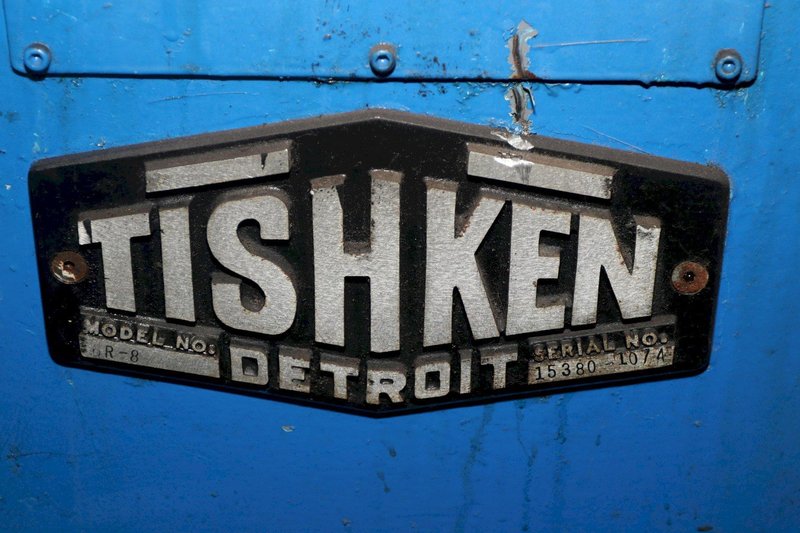 8&quot; TISHKEN MODEL 6R-8 POWERED EDGE CONDITIONER / DEBURRER: STOCK #11166