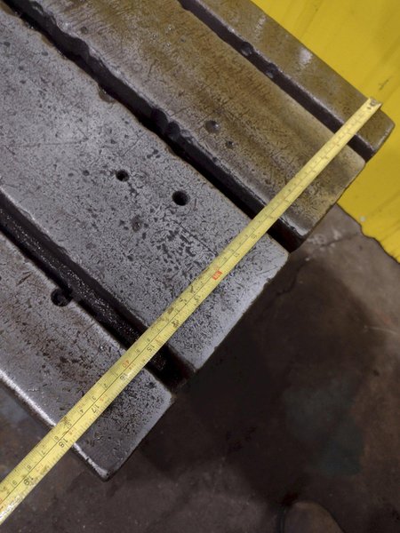 24&quot; X 18&quot; X 21&quot; HIGH CARLTON T SLOTTED DRILL BOX TABLE: STOCK 19963