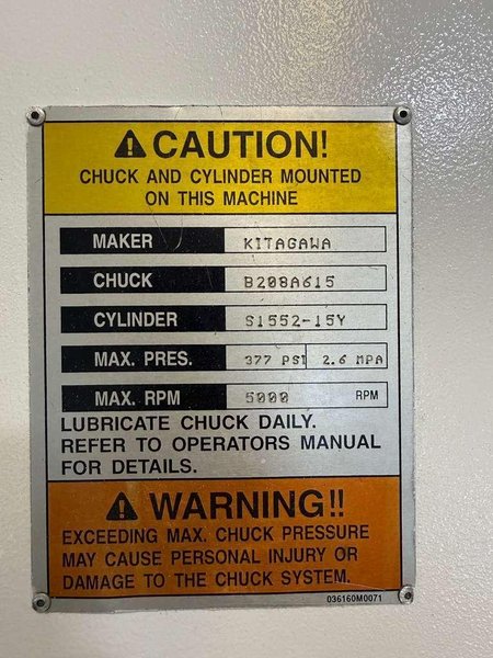 Mazak QTN 200-II CNC Turning Center – 8″ Chuck Tool Presetter Tailstock Lathe