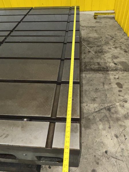 96&quot; X 120&quot; GIDDINGS &amp; LEWIS T SLOT POWERED AIR LIFT ROTARY TABLE: STOCK #22066