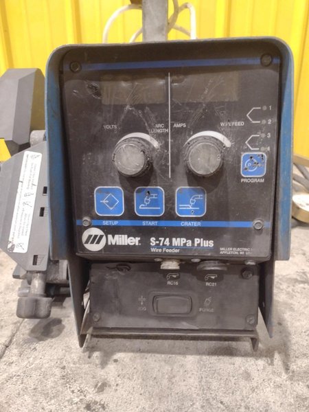 MILLER XMT450 CC CV WELDER W/ FEEDER: STOCK #23484