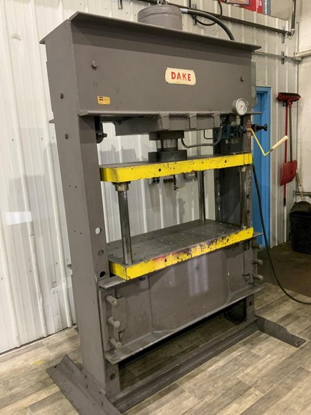 175 TON DAKE MODEL 908-175 HYDRAULIC H FRAME PRESS: STOCK #80885