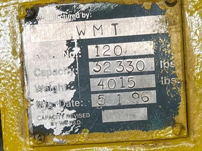 32,330# X 48"  WMT C-Hook STOCK #3755