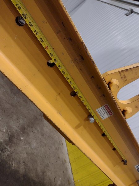 10,000 LBS X 128" X 10" CALDWELL MODEL #17-5-10 SPREADER BAR: YOBRO #24577