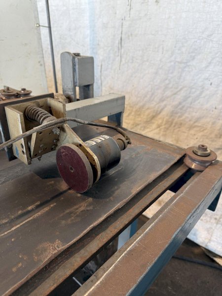 48” WIDE CUT-TO-LENGTH LINE: FAMCO SHEAR WITH FEED ROLL &amp; AMS CONTROLS: STOCK #23384