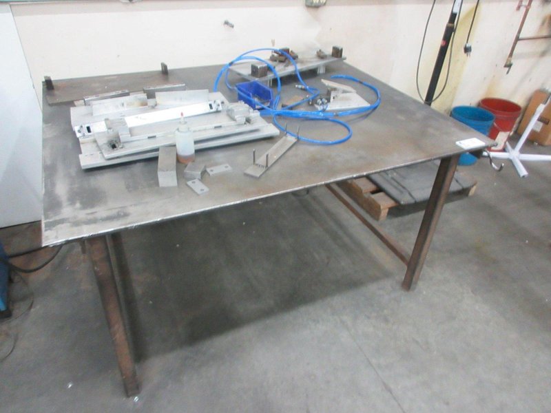 Steel Top Welding Table with Contents- Auction Item