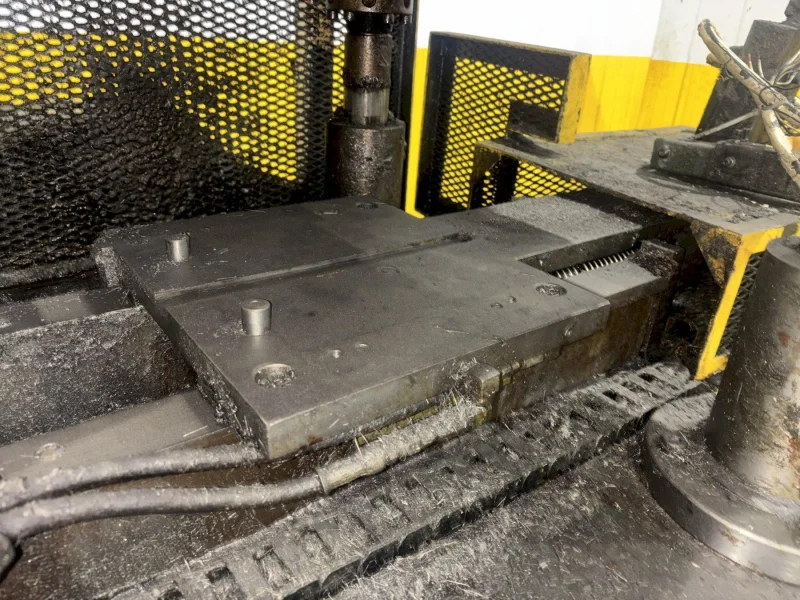 4-POST CUTOFF PRESS AND SERVO DIE ACCELERATOR. STOCK # 0991225