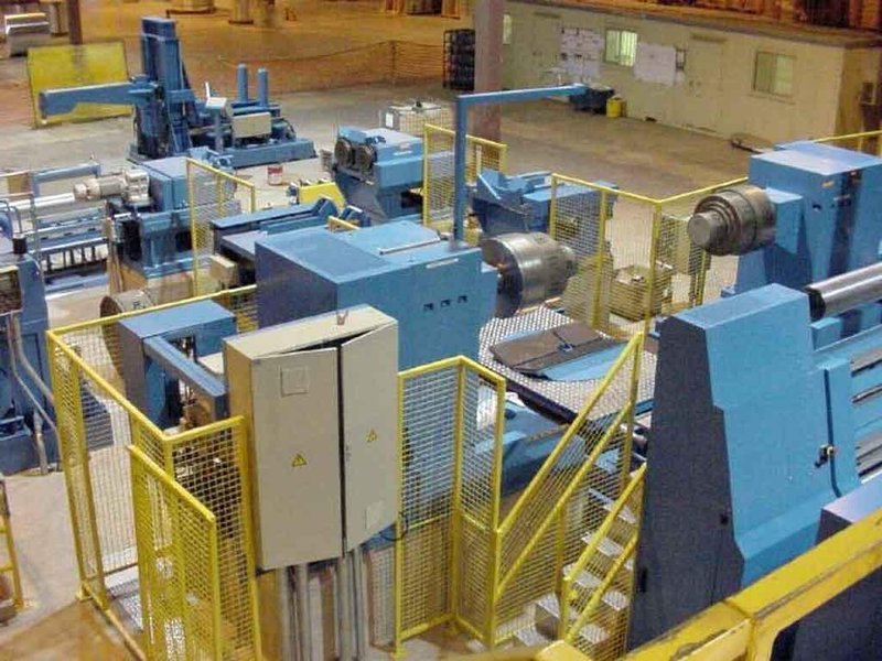 72" x 0.015" x 40,000lb Kampf Aluminum Slitting Line