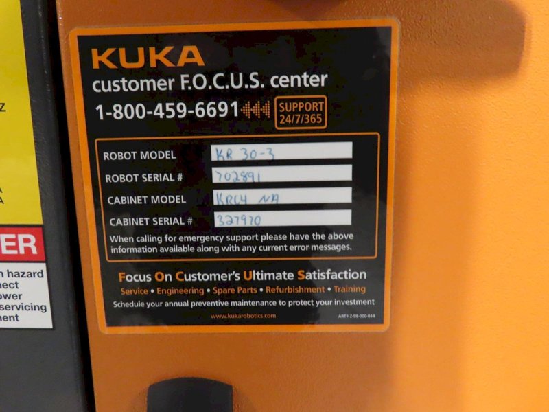 Kuka KRC4 NA UL Control Unit for Kuka KR30-3 Robot, Portable- Auction Item