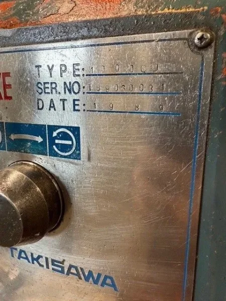 TAKISAWA TSL-1000CD 14”/22” x 40”cc Gap Lathe #7565