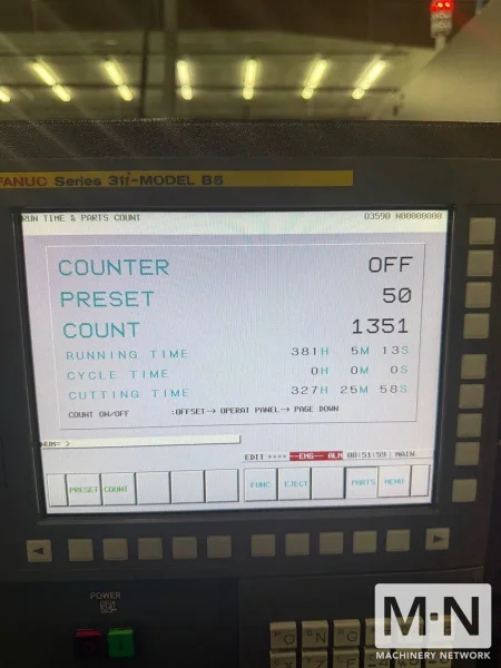 Tsugami SS327-III-5AX CNC Swiss Lathe, 2022