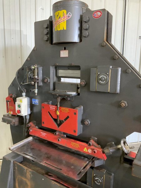 120 TON EDWARDS MODEL 120T HYDRAULIC IRONWORKER: STOCK #81412