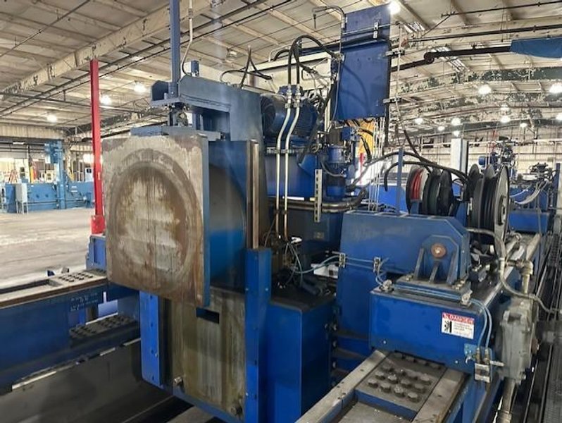 14&quot; SXP SEAMLESS TUBE HYDROTESTING MACHINE W/ HIGH PRESSURE PUMPS