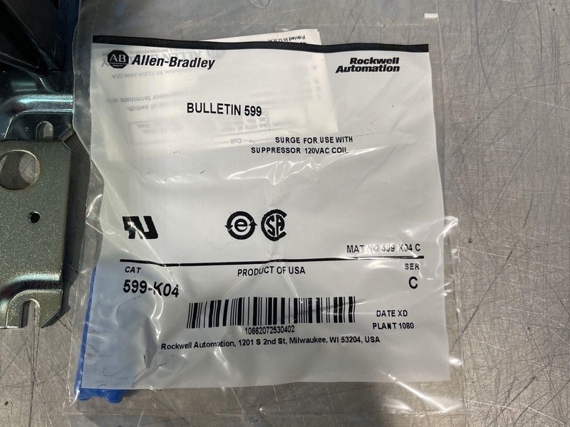 ALLEN-BRADLEY 600 VAC BULLETIN 509 MOTOR STARTER  -  509-COD-A2J-17