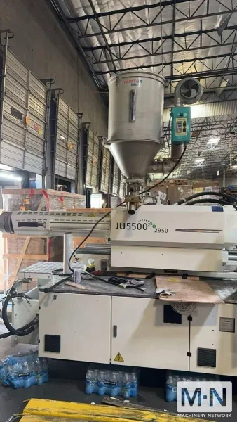 618 TON 59.7 OZ HAITIAN MODEL JU550IIS INJECTION MOLDING MACHINE MFG 2017