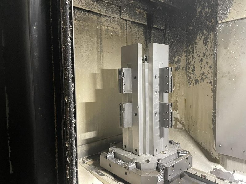 DMG Mori NHX5000 CNC Horizontal Machining Center with Pallet Changer, High Pressure Thru-Spindle Coolant, 60 Station Tool Changer, 50 HP High Torque 15,000 RPM Spindle