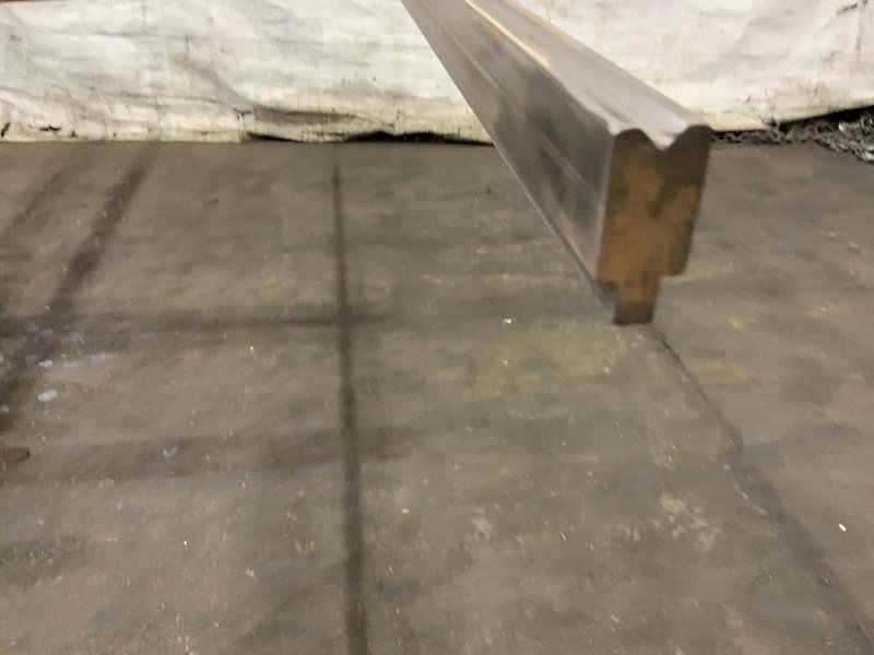 120"X 1/2" OPENING FEMALE PRESS BRAKE DIE: STOCK #80814