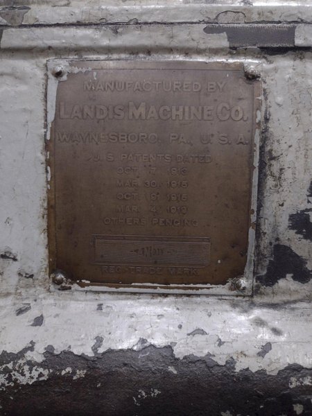 7/8&quot; LANDIS BOLT &amp; PIPE THREADER WITH LANCO 7/8&quot; HEAD:: STOCK #19737