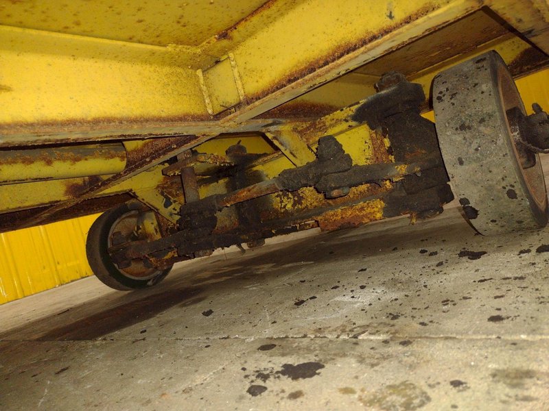 10,000 LBS X 4' X 9' HEAVY DUTY MOBILE TRANSFER / MOVING CART: STOCK #23513