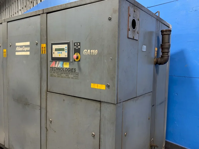 ATLAS COPCO 165 HP AIR COMPRESSOR  -  GA 110