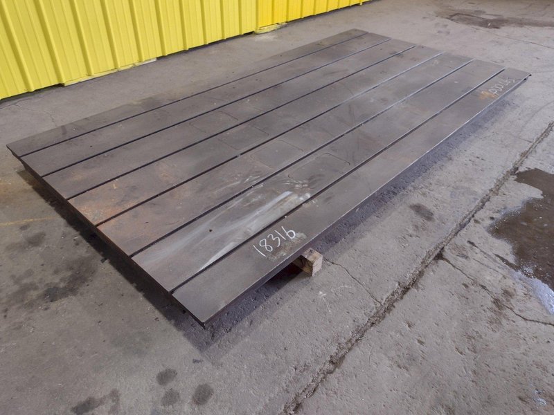 63&quot; x 122&quot; T-SLOTTED LAYOUT PLATE: STOCK #18316
