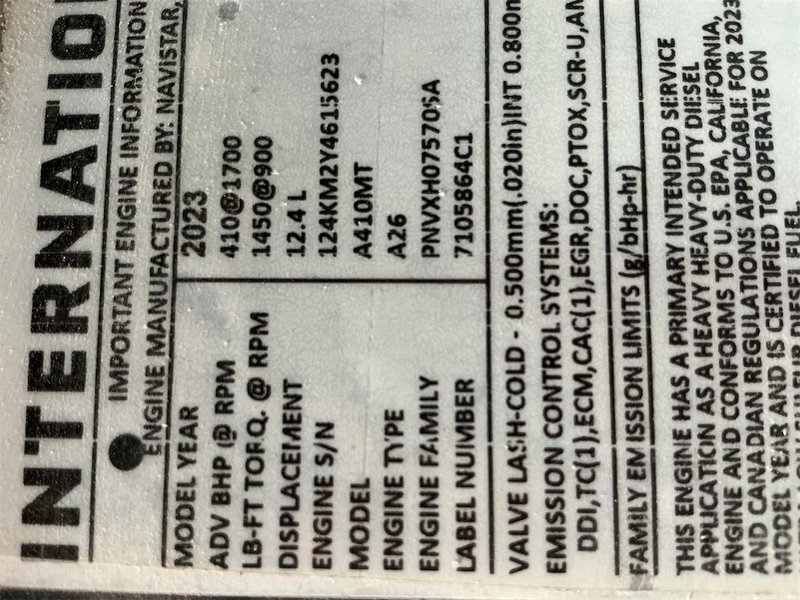 2024 International HX620 3HTPCTZT3RN152124