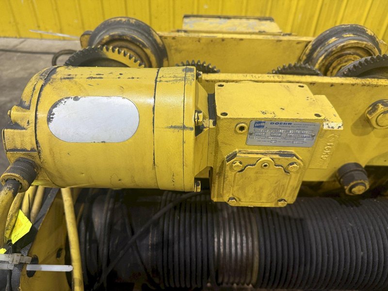 5 TON YALE PATRIOT SERIES 2000 UNDERHUNG CRANE HOIST WITH POWER TROLLEY : YOBRO #25281