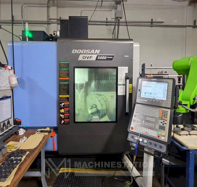 Doosan DVF-5000 5-Axis CNC Vertical Machining Center – 2020 Mill
