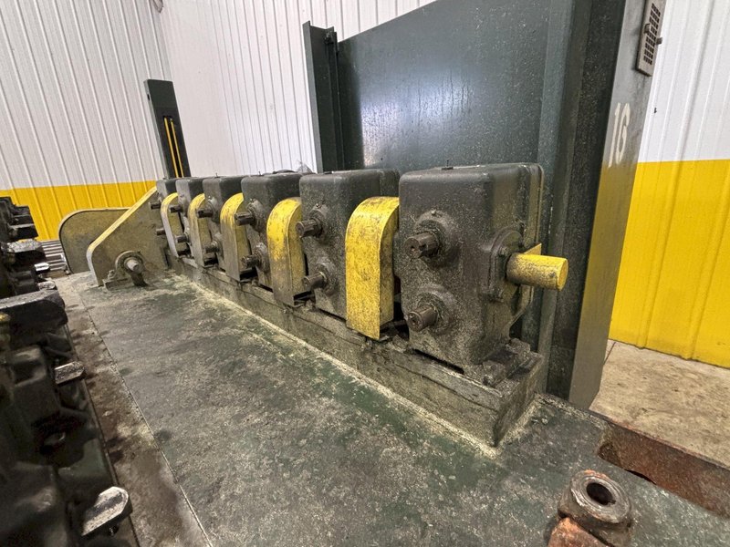 6 STAND X 2&quot; YODER MODEL Q-150 U JOINT DRIVE RAFTED ROLLFORMER, W/ 7 RAFTS &amp; 42  STANDS: STOCK #22634