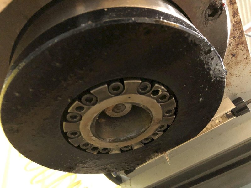 25 HP SERVO DRIVEN KRC PORTABLE CNC DRILL, TAP &amp; REAMING MACHINE WITH FANUC CONTROLS: STOCK #17445