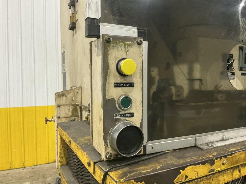 66 TON KOMATSU MODEL #OBS60-3 GAP FRAME PRESS 6.3" STROKE &amp; 6" SONORUKA COIL FEED LINE: YOBRO #25937