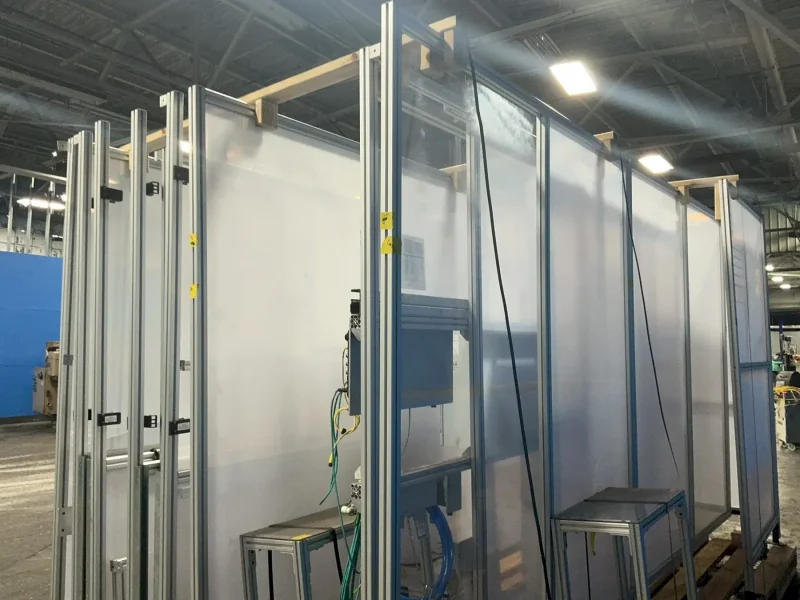 TEMPORARY MACHINE ENCLOSURE