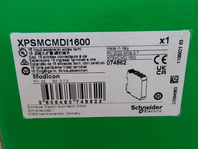 SCHNEIDER ELECTRIC MODICON 16 INPUT EXPANSION  -  XPSMCMDI1600