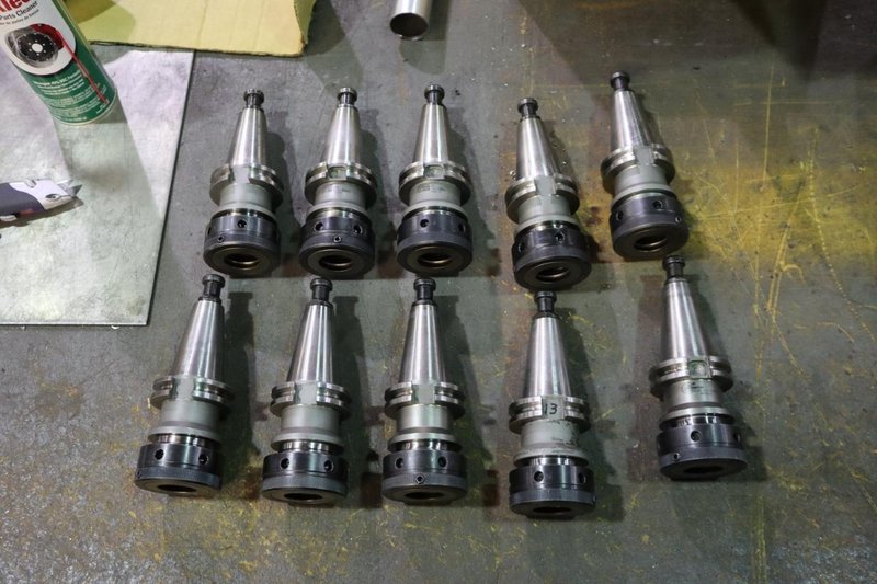 CT 40 Taper Tool Holders: (10) XCNA-1000 Collet Tool Holders- Auction Item