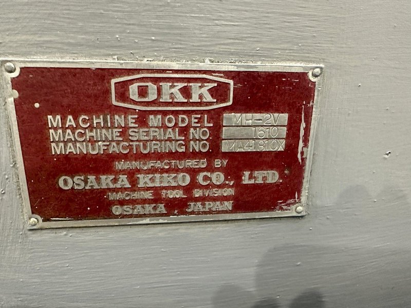 OKK MODEL MH2V VERTICAL MILLING MACHINE: STOCK #79343