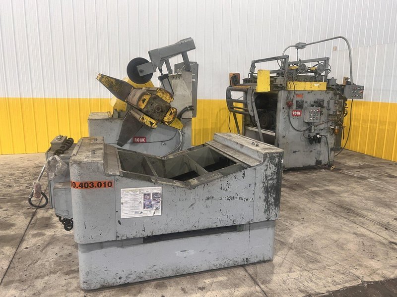 40&quot; X 12,000 LBS X .110&quot; ROWE COIL REEL, CAR, &amp; STRAIGHTENER FEED LINE: STOCK #21627
