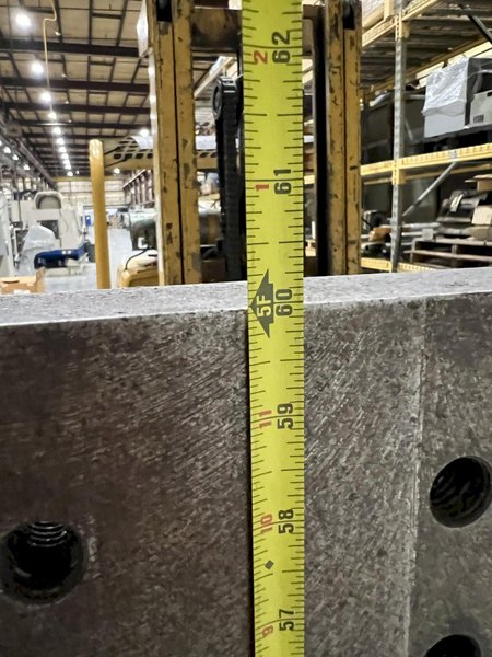 60&quot; x 60&quot; Machine Angle Plate 4&quot; Bolt Hole Spacing