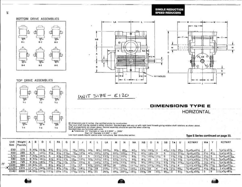 Reducer, Right Angle, Delroyd, 129 HP