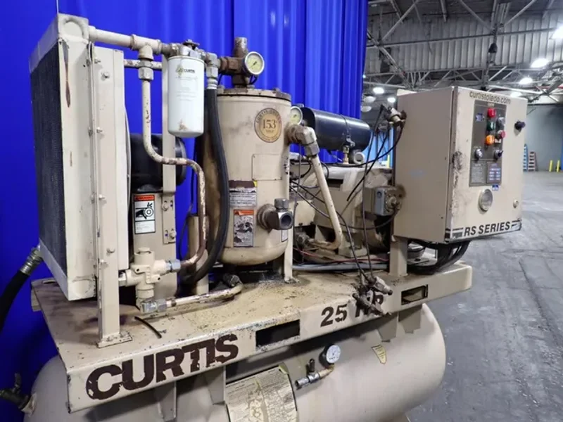 CURTIS 77" X 23" AIR COMPRESSOR  -  RS25A A-E B101