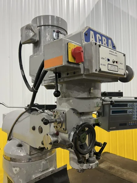 2 HP ACRA MODEL #AM-2V VERTICAL KNEE MILL: STOCK # 4141