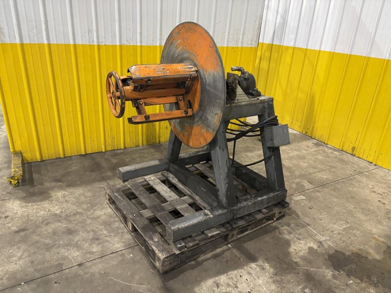 18&quot; HYDRAULIC MOTORIZED COIL REEL UNCOILER: STOCK #23247