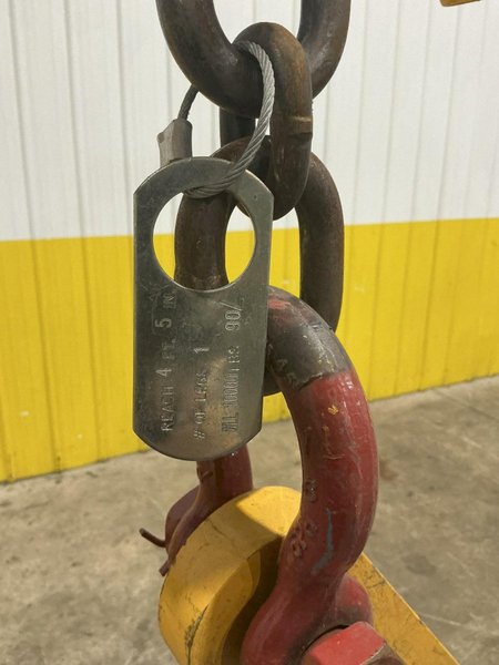 10 TON MODEL #NACL-10-48 HARRINGTON KITO NARROW ARM COIL LIFT PICKER: YOBRO #25233
